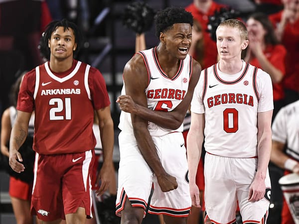 A Late Push Was Not Enough as Arkansas Falls 90-76 at Georgia